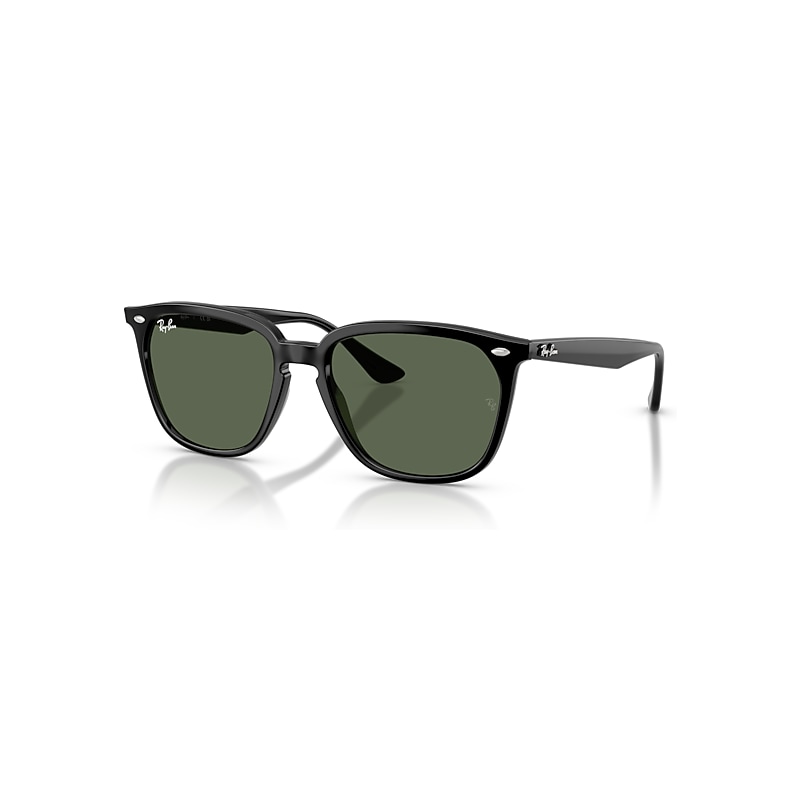 Ray-Ban Rb4362 Sunglasses Black Frame Green Lenses 55-18