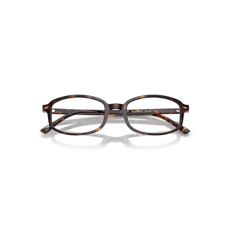 Ray-Ban Sam Optics Optical Havana Frame Clear Lenses Polarized 52-19