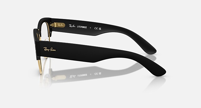 MEGA CLUBMASTER OPTICS LITEFORCE メガネ サンドブラックオンゴールド