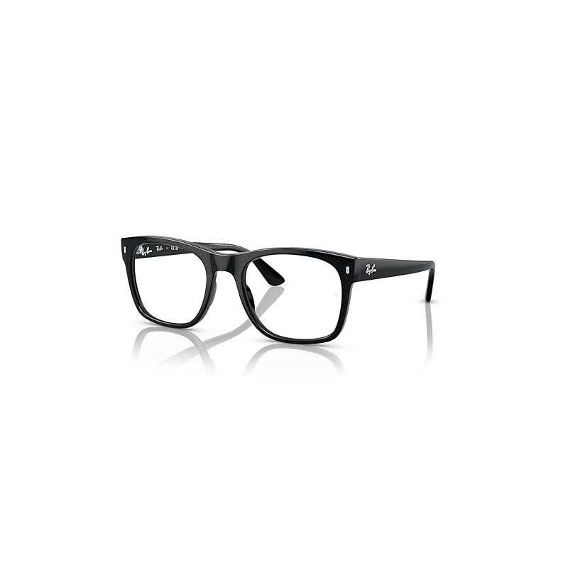 Ray-Ban Rb7228 Optics  Schwarz Fassung Klar Glas Polarisiert 55-21