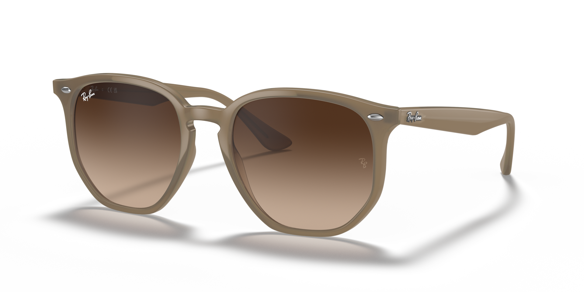 RB4306 Sunglasses in Beige and Dark Brown - RB4306 | Ray-Ban® US