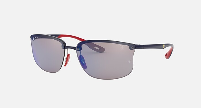 RB4322M SCUDERIA FERRARI COLLECTION Sunglasses in Blue and Blue 