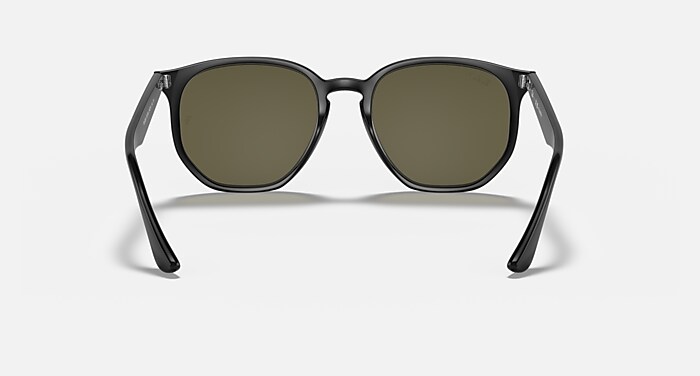 Óculos de Sol RB4306 em Preto e G-15 Verde Polarizado - RB4306