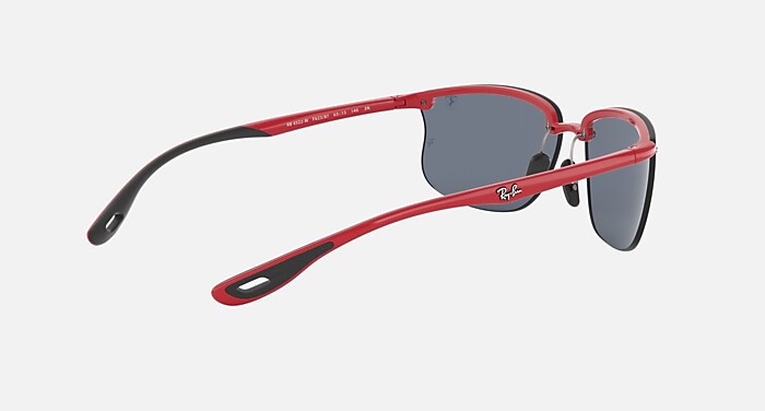 ✨激レア✨Ray-Ban フェラーリ RB4322-M ネイビー×レッド 箱付き RB4322M SCUDERIA FERRARI COLLECTION Sunglasses in Red and Dark