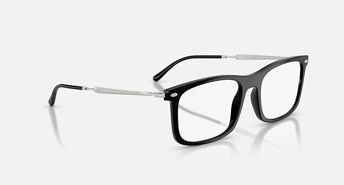 RB7260 OPTICS メガネ ブラック と クリア (54-19) - RB7260F