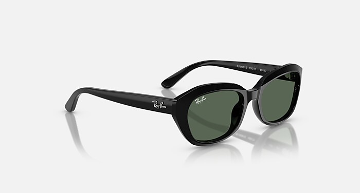 RB9081S KIDS Sunglasses in Black and Dark Green (48-17) - RB9081S