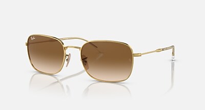 【美品】【レイバン】サングラス RB3706 ゴールド ブラウン ケース付 レイバン公式ストア】 Ray-Ban® RB3706 サングラス | ガンメタル X