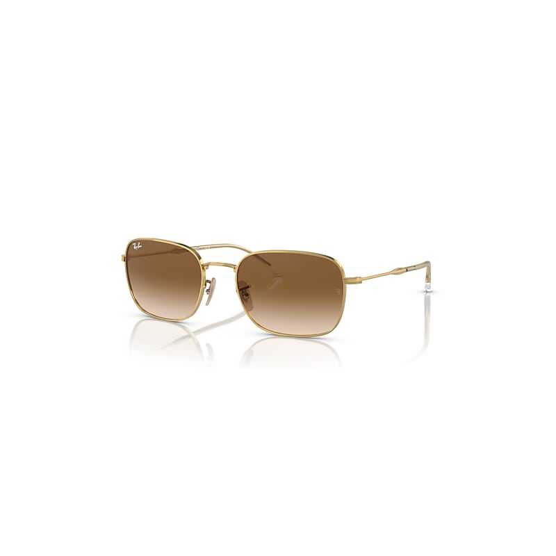 Ray-Ban Sunglasses   - Arista Gold Frame Brown Lenses 54-20, RB3706