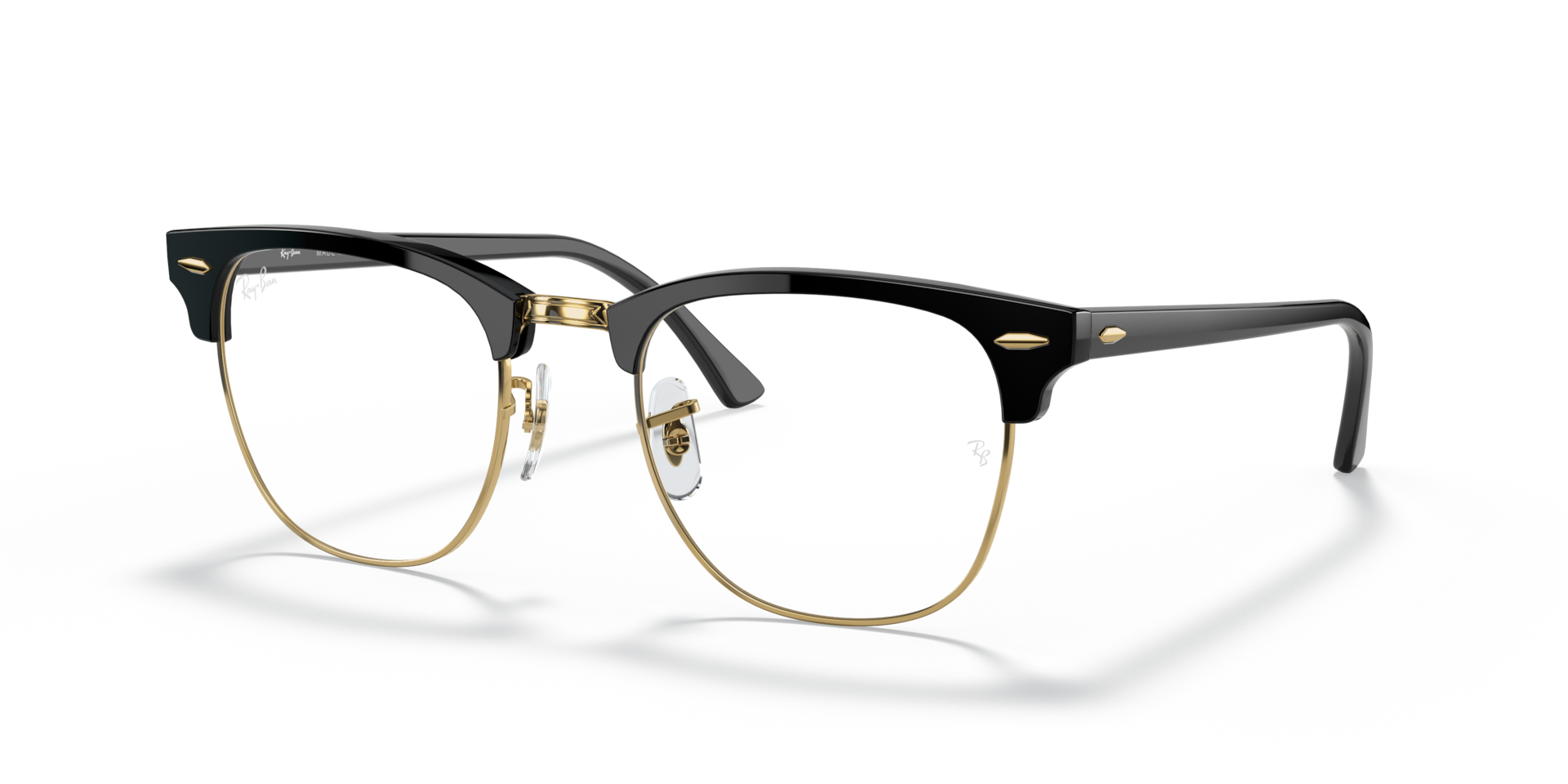 CLUBMASTER BLUE-VIOLET LIGHT CLEAR