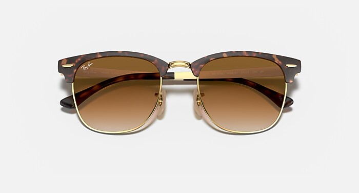 CLUBMASTER METAL Sunglasses in Havana On Gold and Light Brown