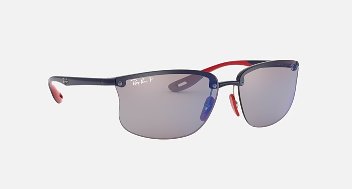 RB4322M SCUDERIA FERRARI COLLECTION Polarized Sunglasses in Blue