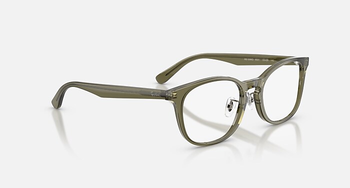 RB5386 OPTICS Eyeglasses with Transparent Brown Heart Frame