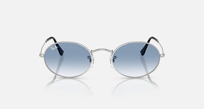 レイバン公式ストア】 Ray-Ban® OVAL METAL サングラス | シルバー X