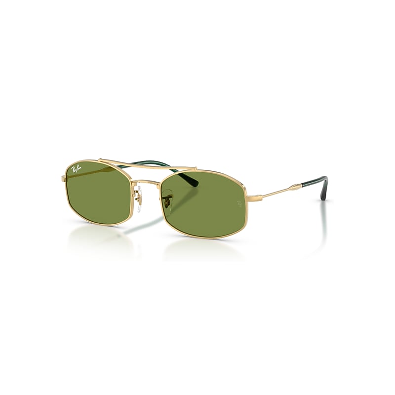 Ray-Ban , Sunglasses, Unisex, Yellow, 54 Mm, Rb3719 Sunglasses - Image 6