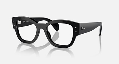 JORGE OPTICS メガネ ブラック と クリア (52-20) - RB7681V