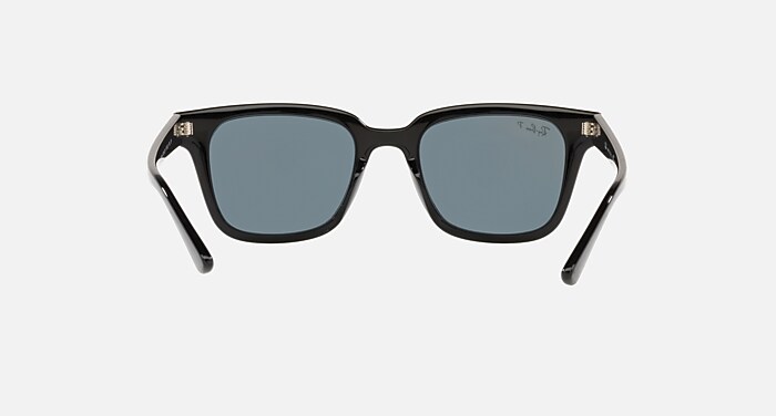 Ray-Ban RB4323-F 601/31 サングラス RB4323 Polarized Sunglasses in Black and Dark Blue Polarized (51