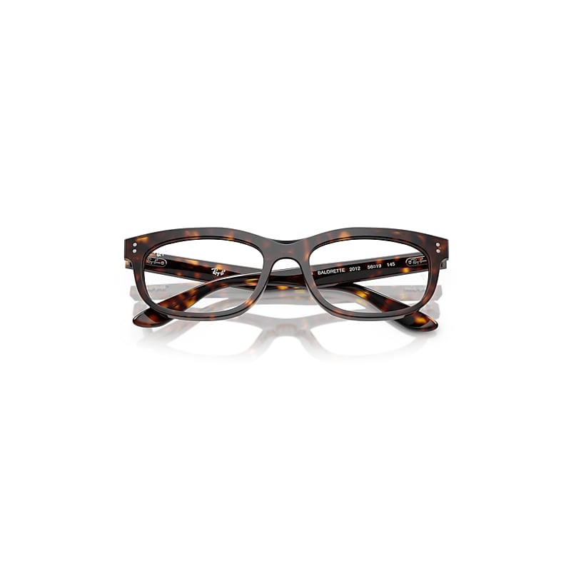 Ray-Ban Balorette Optics Eyeglasses Havana Frame Clear Lenses Polarized 54-19