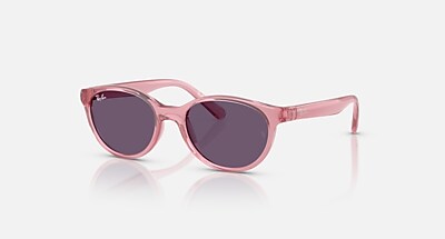 RB9080S KIDS BIO-BASED Sunglasses in Transparent Pink and Violet