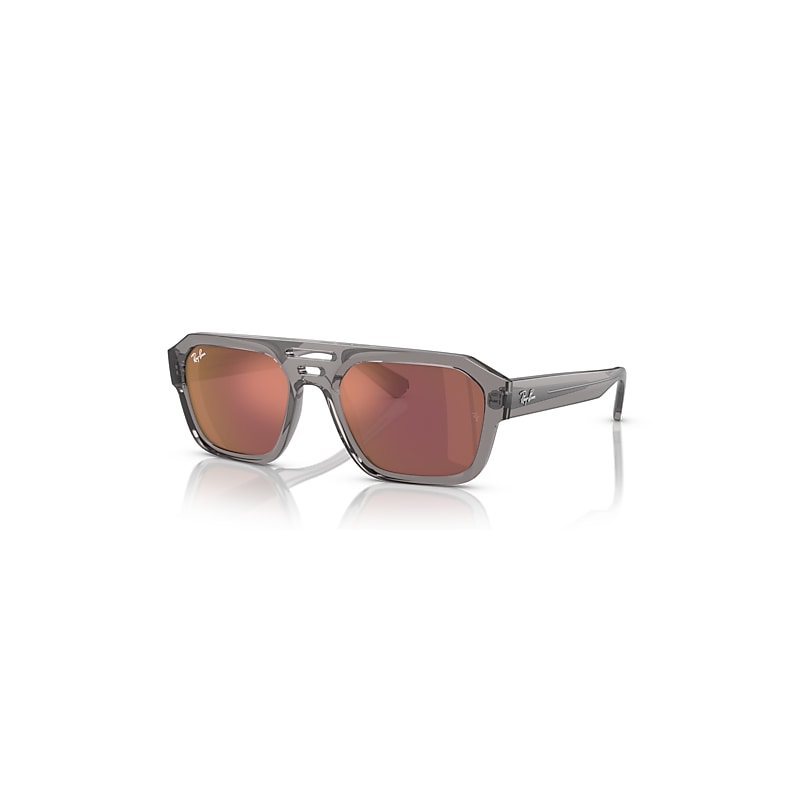 Ray-Ban , Sunglasses, Unisex, Gray, 54 Mm, Corrigan Sunglasses - Image 3