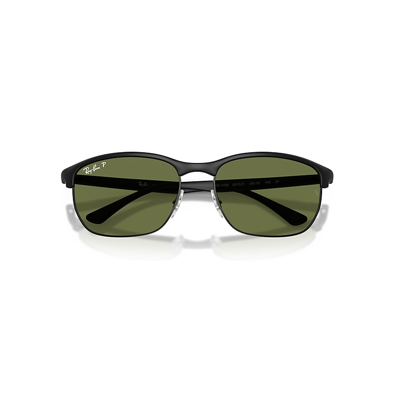 Ray-Ban Rb4469 Polarized S Lenses Sunglasses Sand Black Frame Polarized Green Lenses Polarized 59-18
