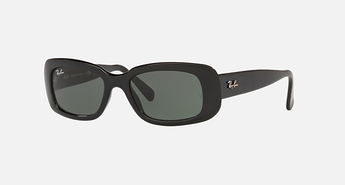 Ray-Ban RB4122 601/71 Sunglasses Black Rectangle FRAMES ONLY Made in Italy Ray-Ban Sunglasses Frame Only RB 4122 601/71 Glossy Black  main image 4