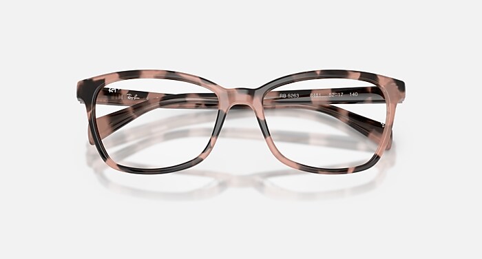 RB5362 OPTICS Eyeglasses with Opal Pink Havana Frame  display picture 1