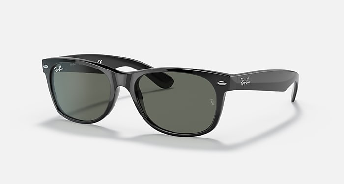 NEW WAYFARER CLASSIC Sunglasses in Black and G-15 Green - RB2132 