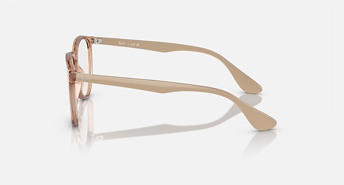 ERIKA OPTICS Eyeglasses with Transparent Brown Frame - RB7046