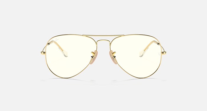 AVIATOR CLEAR EVOLVE エバーグラス アリスタゴールド と クリアグレー