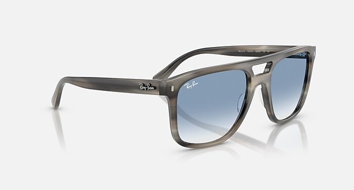 RB2213 Sunglasses in Grey Havana and Clear Gradient Blue (55-20