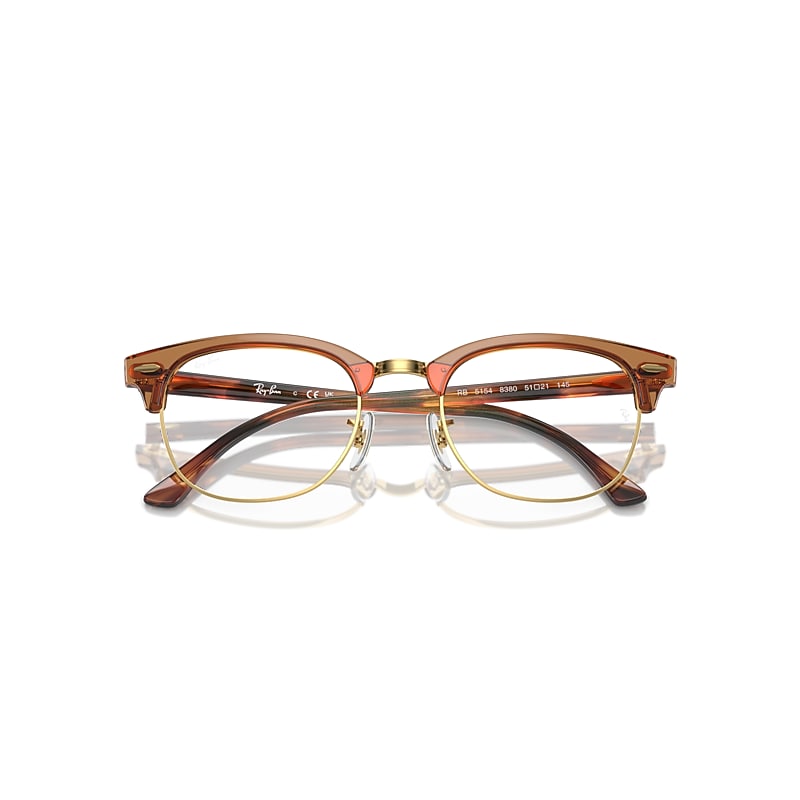 Ray-Ban  Eyeglasses Havana Brown Frame  Lenses Polarized 51-21