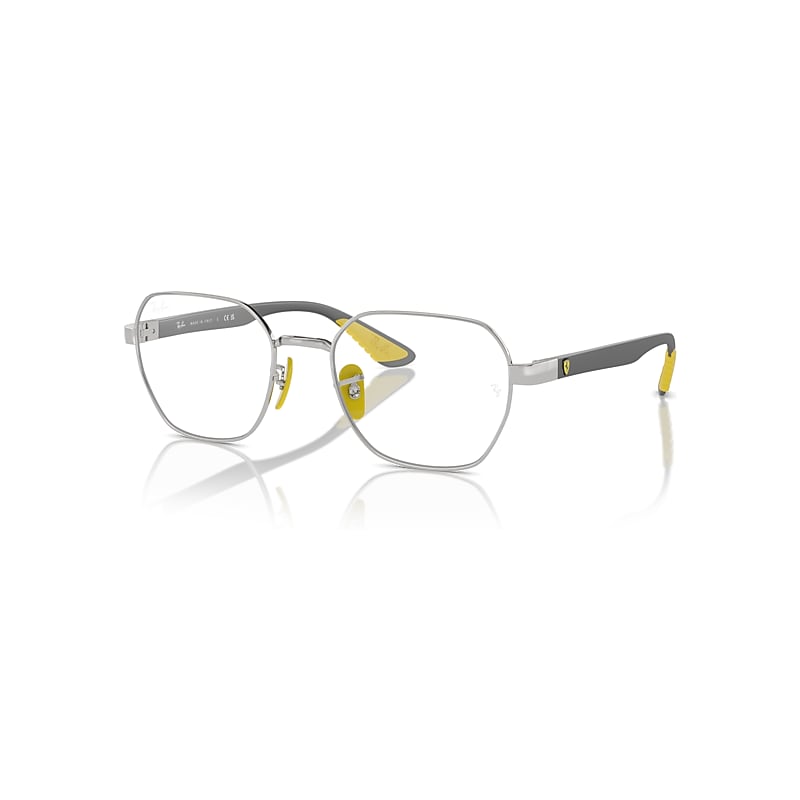 Ray-Ban Eyeglasses  Rb6594m Optics Scuderia Ferrari Collection - Grey Frame Clear Lenses Polarized 54-20, RX6594M