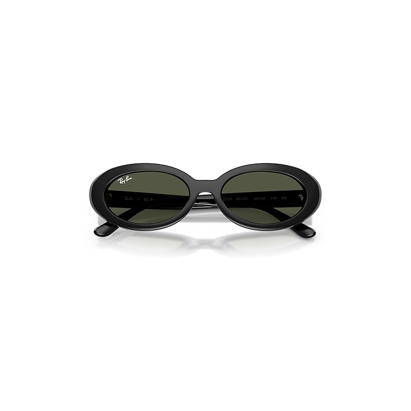 Ray-Ban Rb2223 Sunglasses Black Frame Green Lenses 54-19