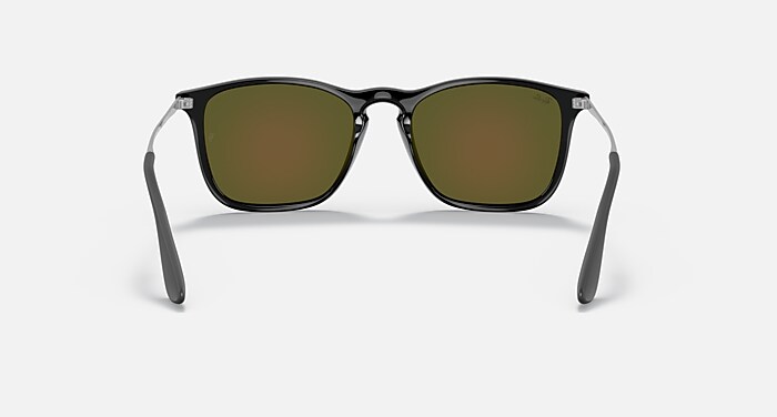 CHRIS Sunglasses in Black and Blue Mirror - RB4187F | Ray-Ban® ASEAN