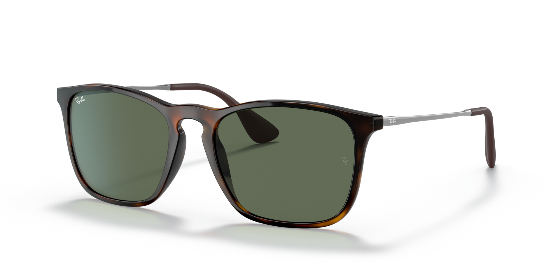 CHRIS Sunglasses in Light Havana and Dark Green - RB4187 | Ray-Ban® US