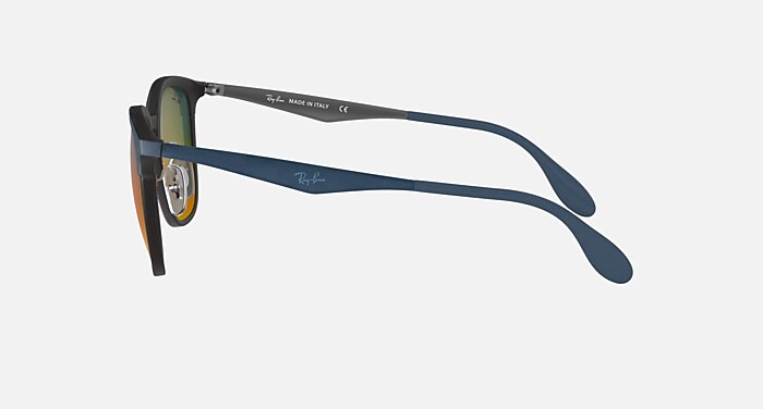 RB4278 Sunglasses in Black and Orange Gradient Mirror (51-21