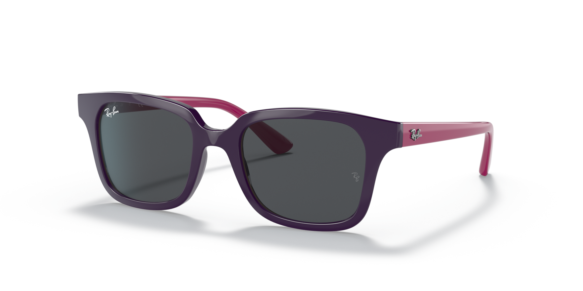 Ray-Ban Rb9071s Kids Lunettes De Soleil - Monture Rose Verres Gris 48-18 71 €