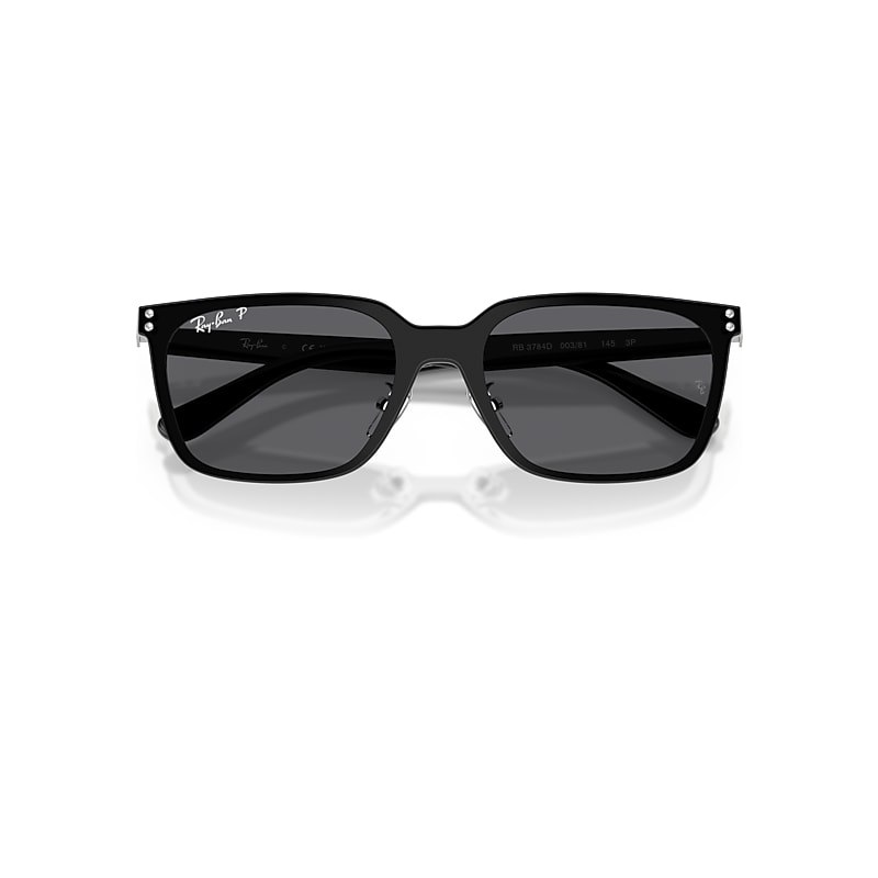 RB3784D Polarized Sunglasses in Silver and Grey Polarized (0-145