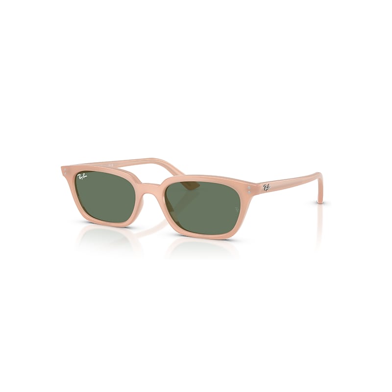 Ray-Ban , Sunglasses, Unisex, Pink, 53 Mm, Stylish Green Lens Sunglasses - Image 5