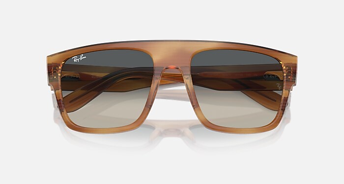 DRIFTER Sunglasses in Striped Brown and Grey - RB0360S | Ray  display picture 3