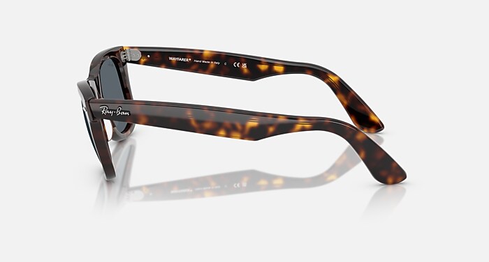 美品✨Ray-Ban レイバン WAYFARER RB2140-F サングラス ORIGINAL WAYFARER CLASSIC サングラス ハバナ と ブルー (52-22