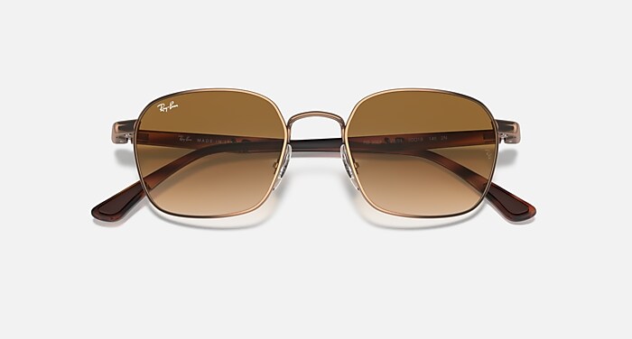 Ray-Ban ブラウン サングラス RB3664 RB3664 Sunglasses in Light Havana and Light Brown Gradient