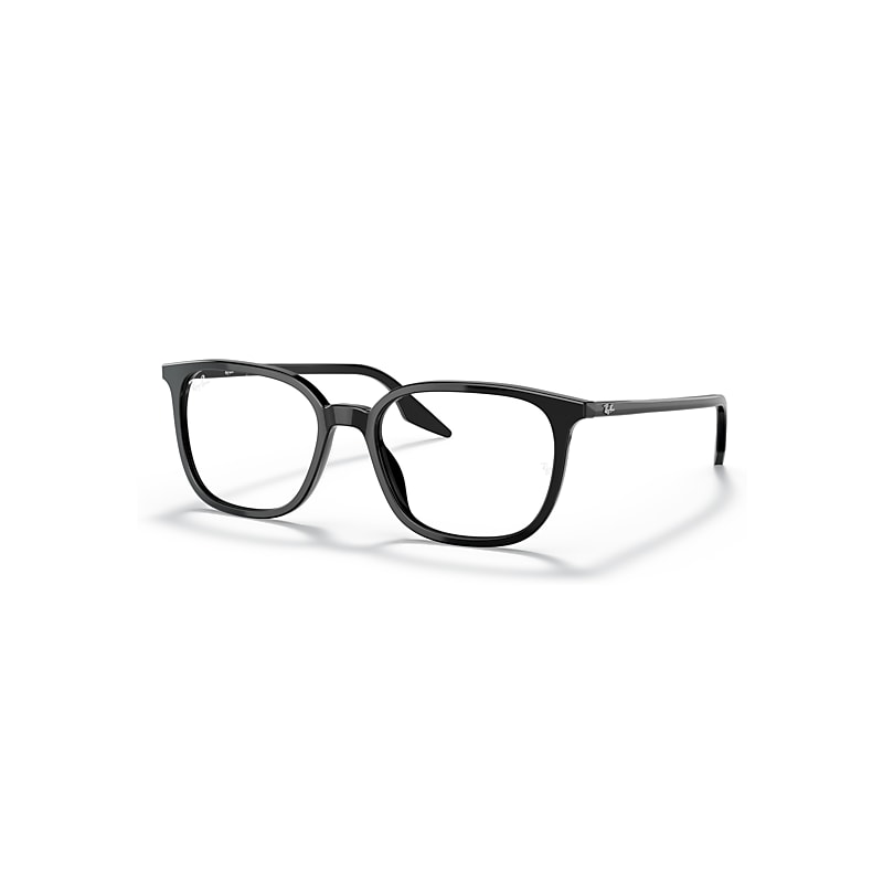 Ray-Ban Eyeglasses Unisex Rb5362 Optics - Black Frame Clear Lenses Polarized 54-18