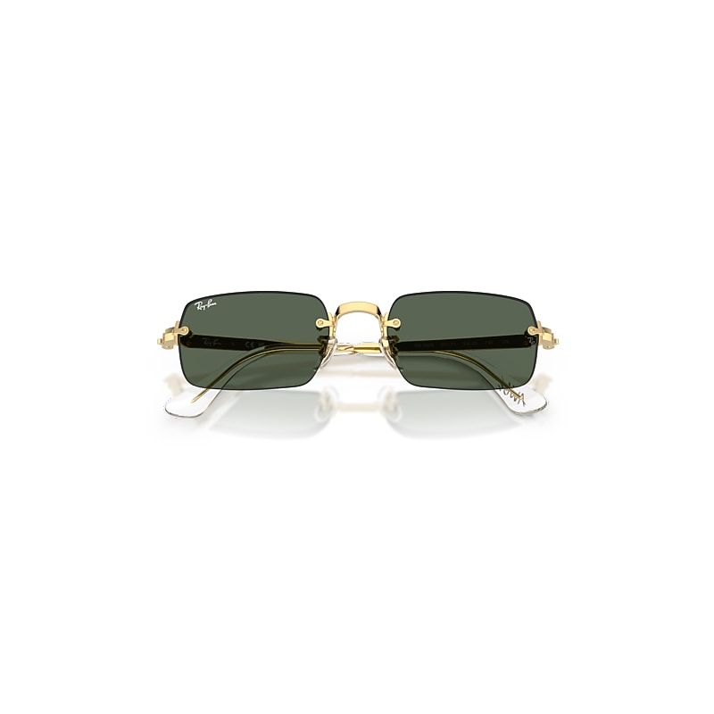 RB3928 BY A$AP ROCKY Sunglasses in Arista Gold and Dark Green (54