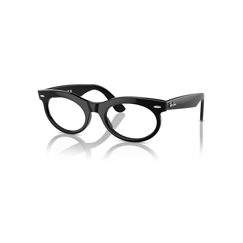 Ray - Ban Unisex Black Rx2242v Wayfarer Oval 2000 Optical Frames Acetate Transparent Round Normal - Image 2