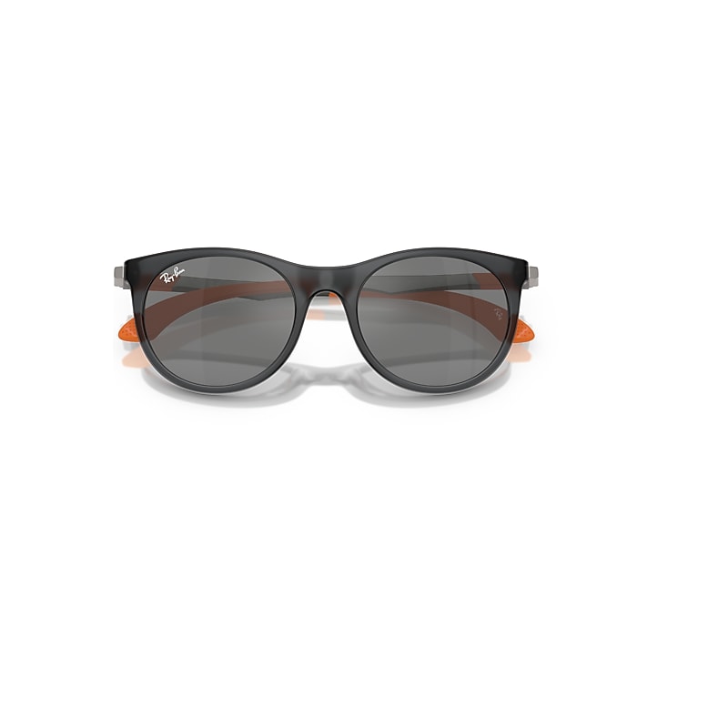 Ray-Ban Rb9082s Kids Sunglasses Gunmetal Frame Silver Lenses 47-17