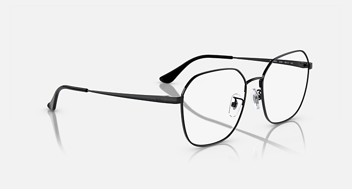 RB6490D OPTICS メガネ ブラック と クリア (56-17) - RB6490D