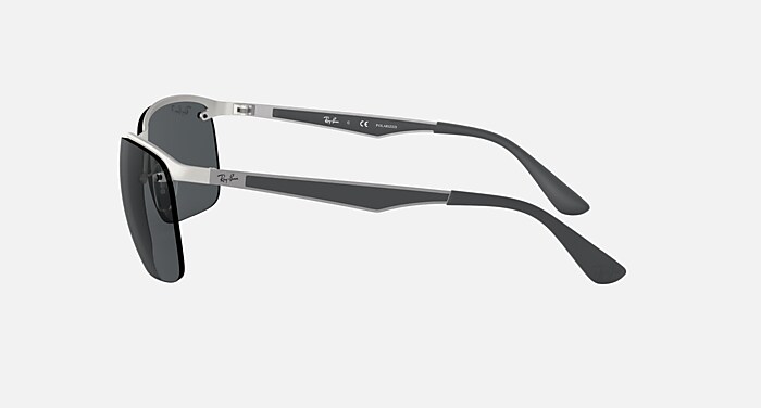新品未使用RayBanレイバンサングラス偏光レンズRB3550 RB3550 Polarized Sunglasses in Silver and Grey Polarized (64-15