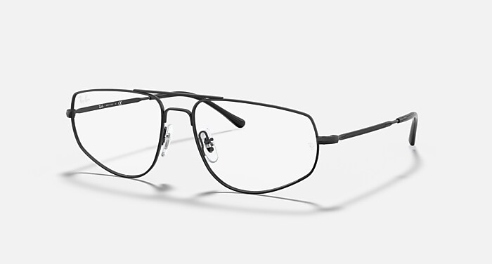 RB6455 OPTICS Eyeglasses with Black and Clear (55-16) - RB6455
