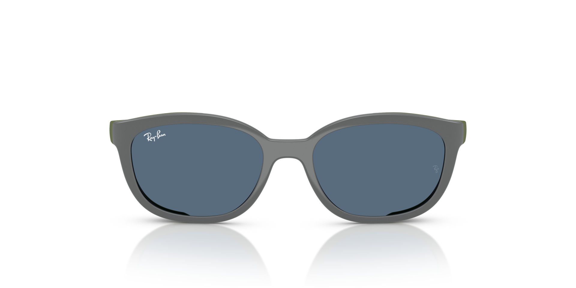 Ray-Ban Rb1632 Clip-on Kids Bio-based - Monture Gris Fonc Sur Vert Caoutchouc Verres Bleu 46-16 32 €